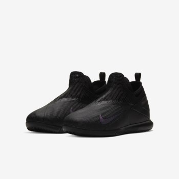 Nike Jr. Phantom Vision 2 Academy Dynamic Fit IC - Nagyobb Gyerek Focicipő - Fekete/Fekete